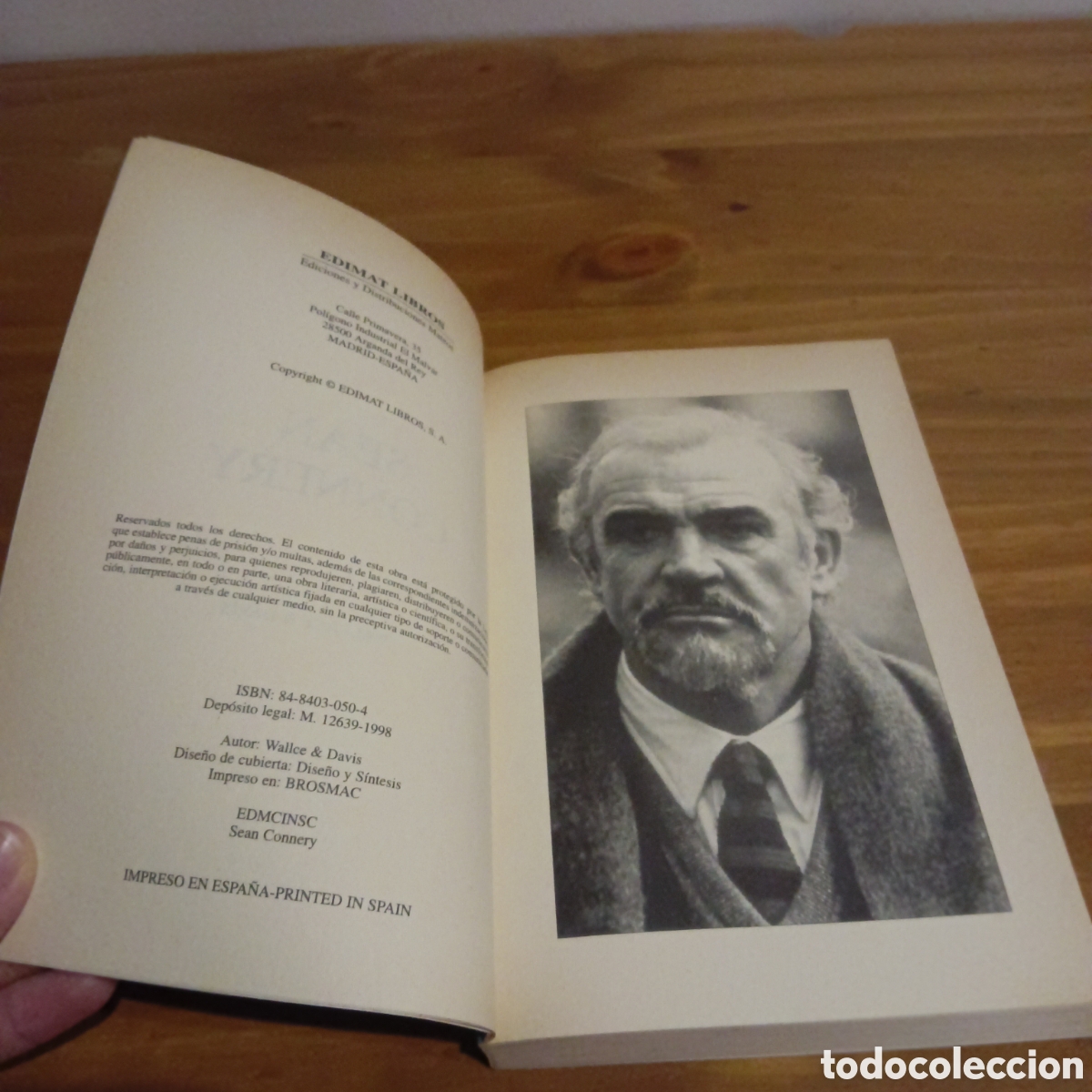 Libros de segunda mano: Sean Connery. Wallace & David. - Foto 3