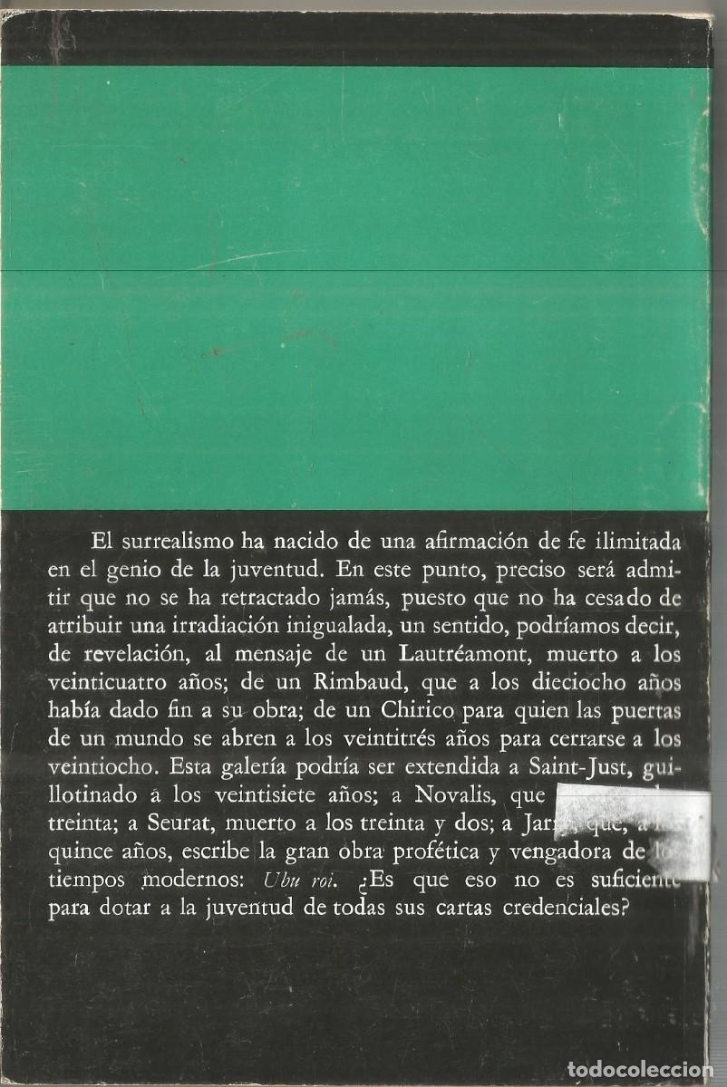 Libros de segunda mano: ANDRE BRETON. LA LLAVE DE LOS CAMPOS. HIPERION - Foto 2