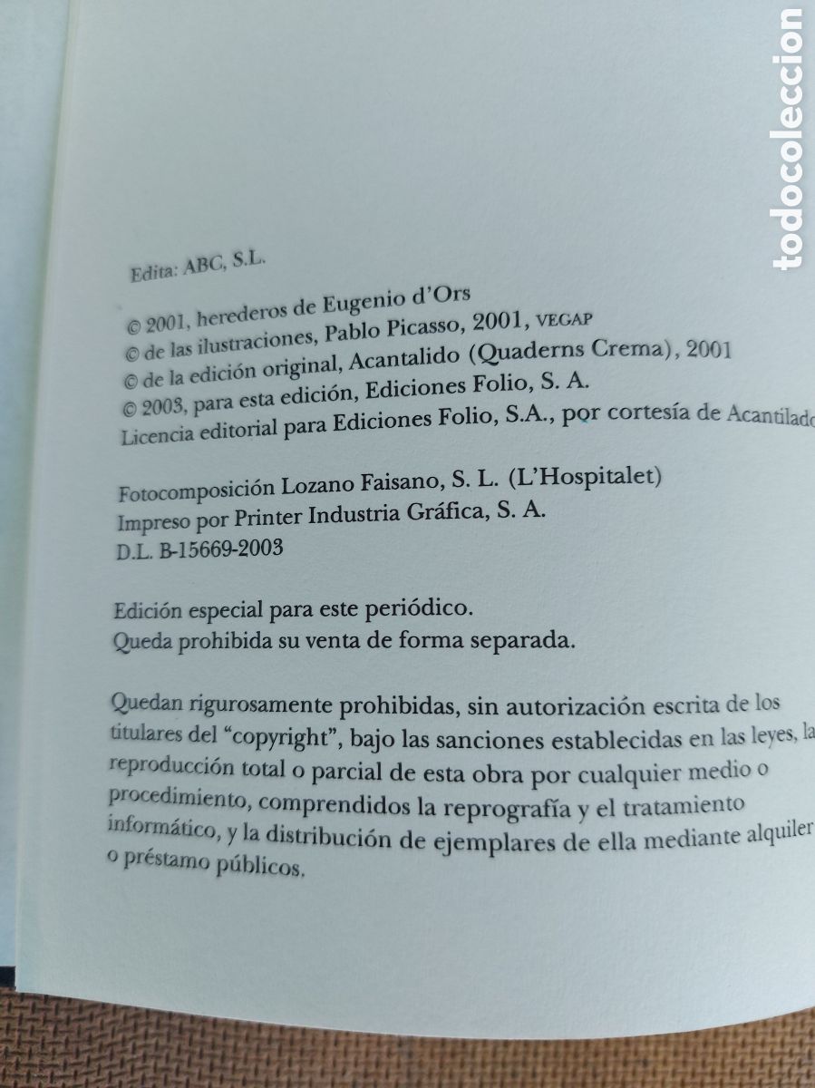 Libros de segunda mano: PABLO PICASSO a&ntilde;o 2003 - Foto 2