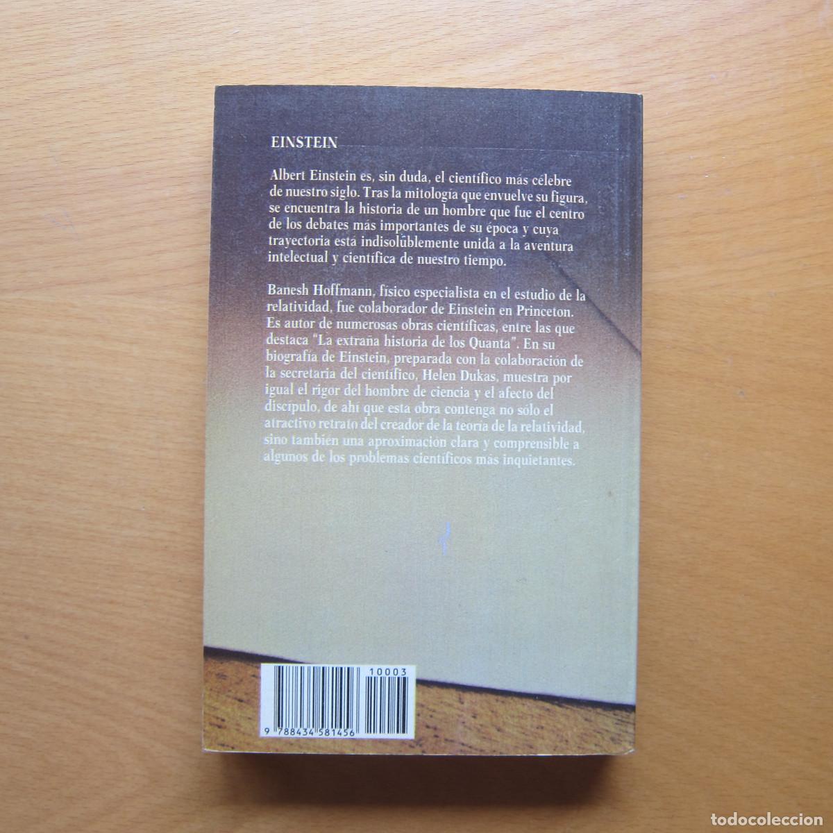 Libros de segunda mano: EINSTEIN - BANESH HOFFMANN (SALVAT) BIOGRAF&Iacute;A - Foto 3