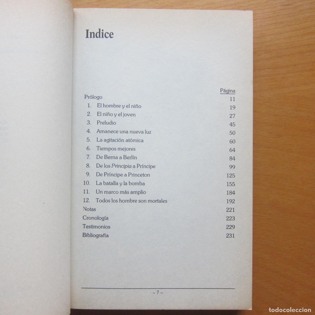 Libros de segunda mano: EINSTEIN - BANESH HOFFMANN (SALVAT) BIOGRAF&Iacute;A - Foto 5