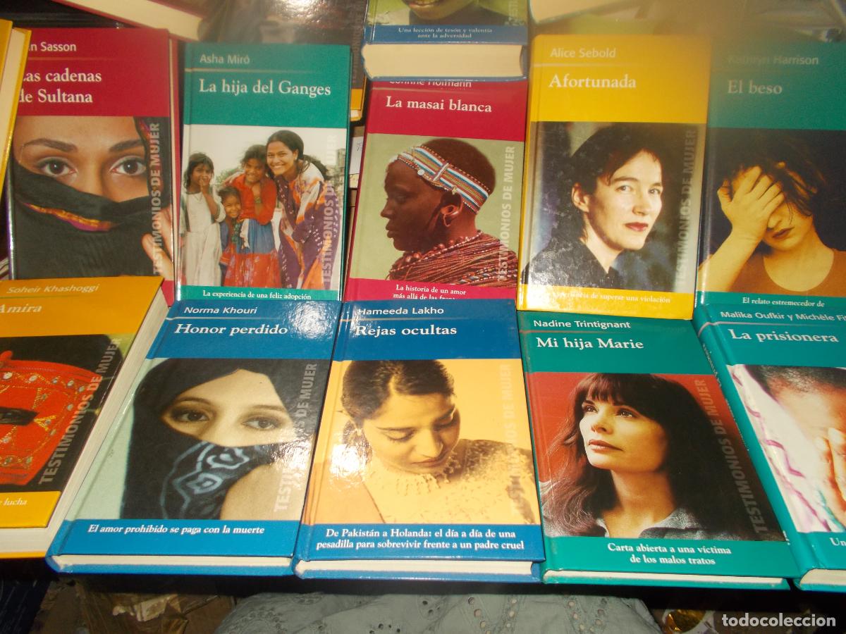 Libros de segunda mano: Testimonios de mujer, 18 t&iacute;tulos - Foto 1
