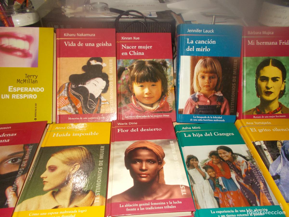 Libros de segunda mano: Testimonios de mujer, 10 t&iacute;tulos - Foto 1