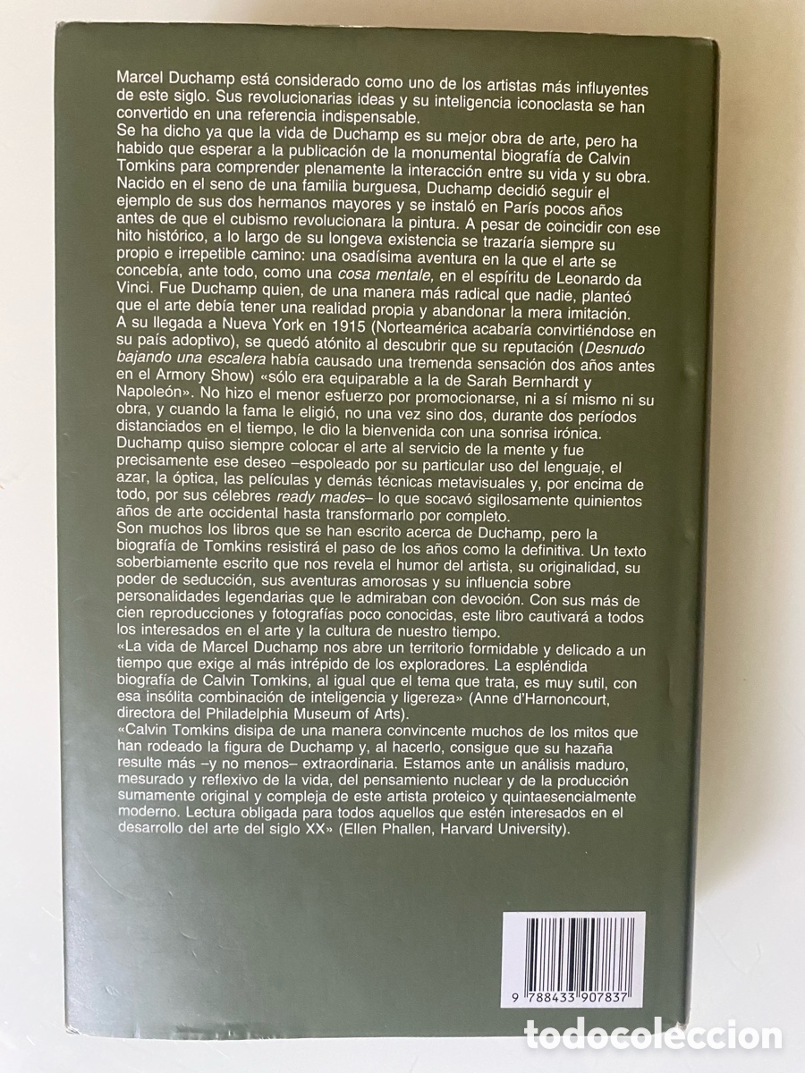 Libros de segunda mano: Duchamp - TOMKINS, Calvin - Foto 2