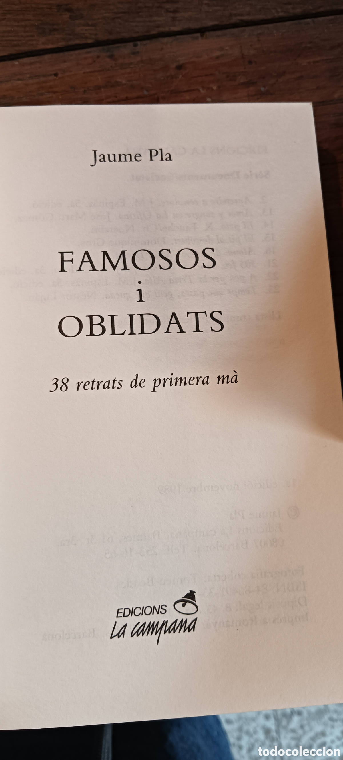 Libros de segunda mano: Famisos y Oblidats, de Jaume Pla - Foto 4