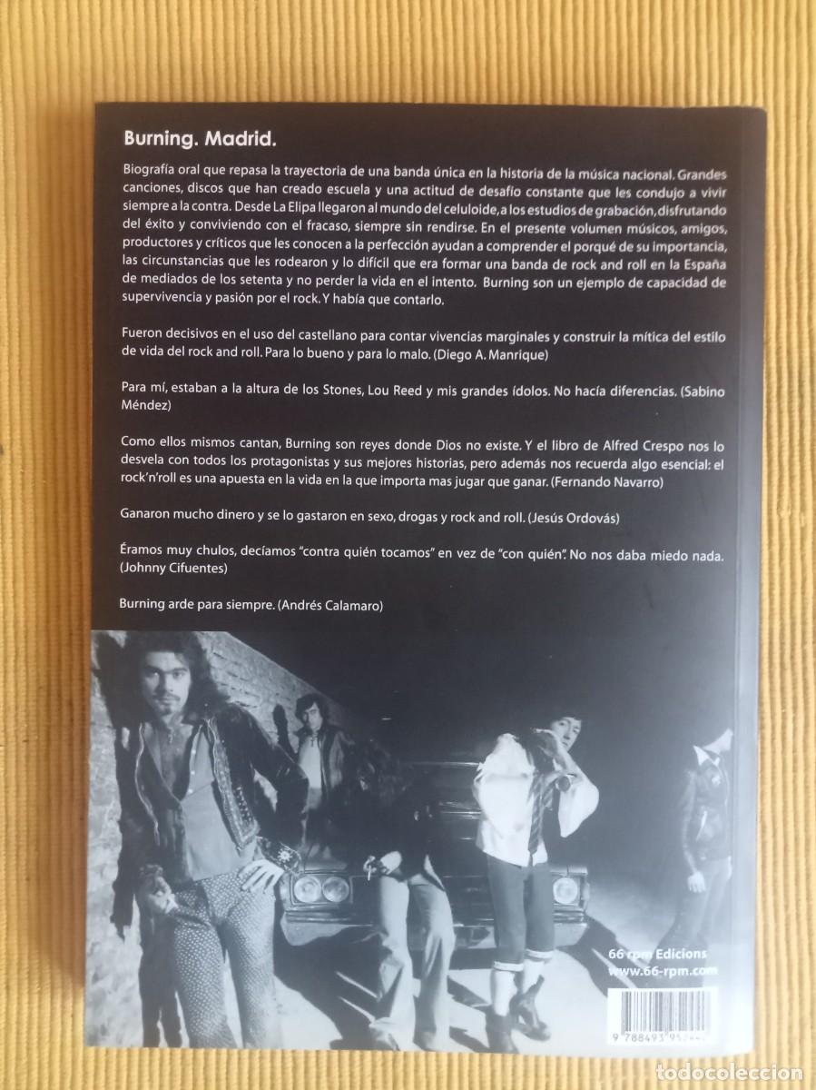 Libros de segunda mano: LIBRO: BURNING MADRID. DIFICIL DE ENCONTRAR - Foto 2