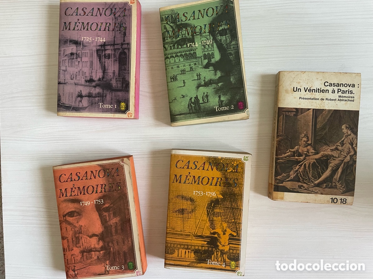 Libros de segunda mano: CASANOVA: M&Eacute;MOIRES (memorias, en franc&eacute;s)