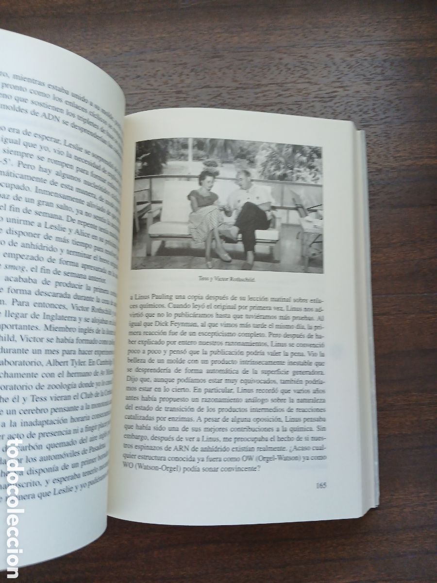 Libros de segunda mano: Genes, chicas y laboratorios, James Watson - Foto 2