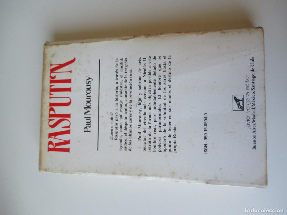 Libros de segunda mano: PAIL MOUROUSY Rasput&iacute;n W35175 - Foto 2