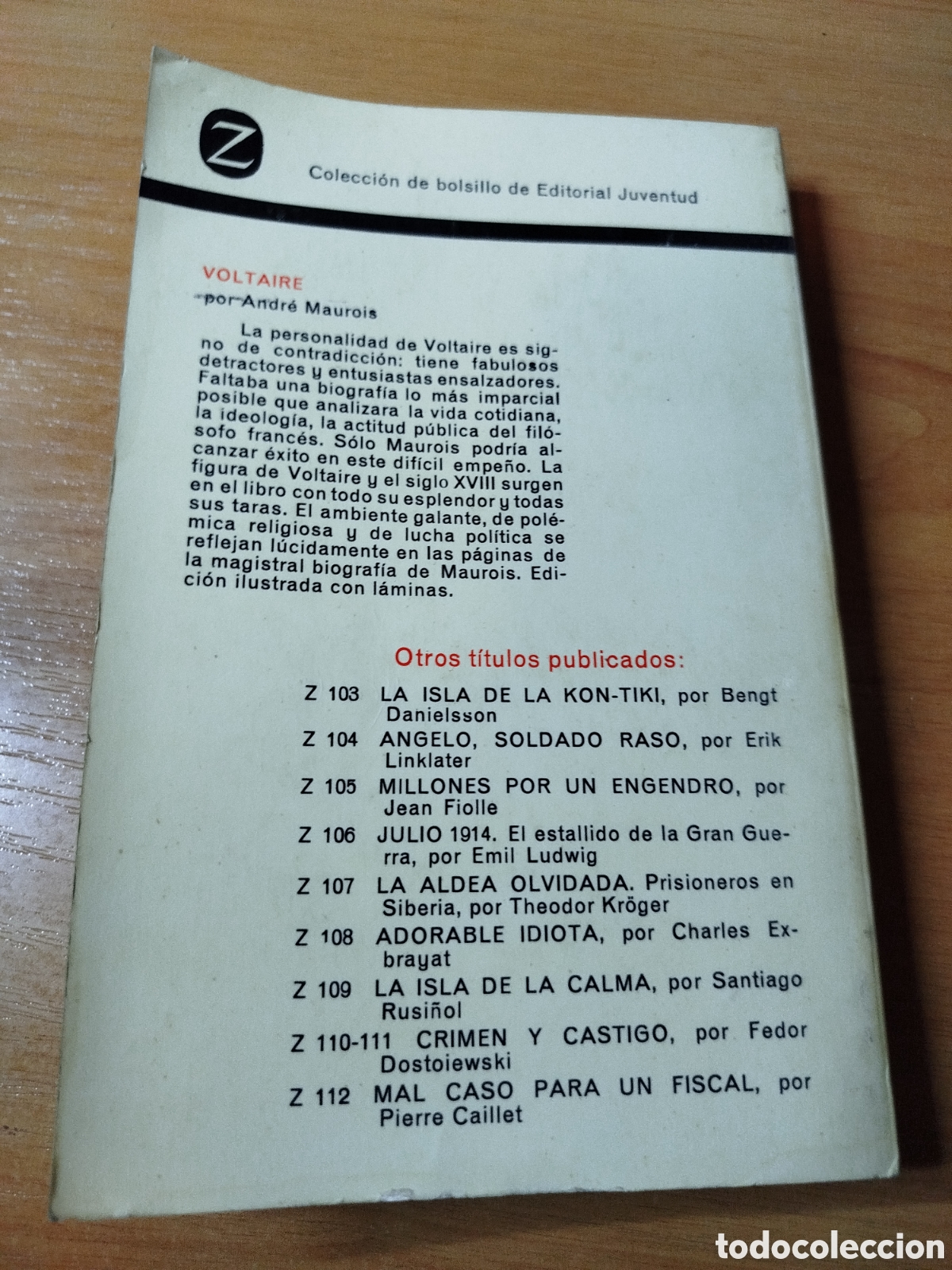 Libros de segunda mano: Voltaire. Andre maurois. Editorial juventud. - Foto 2