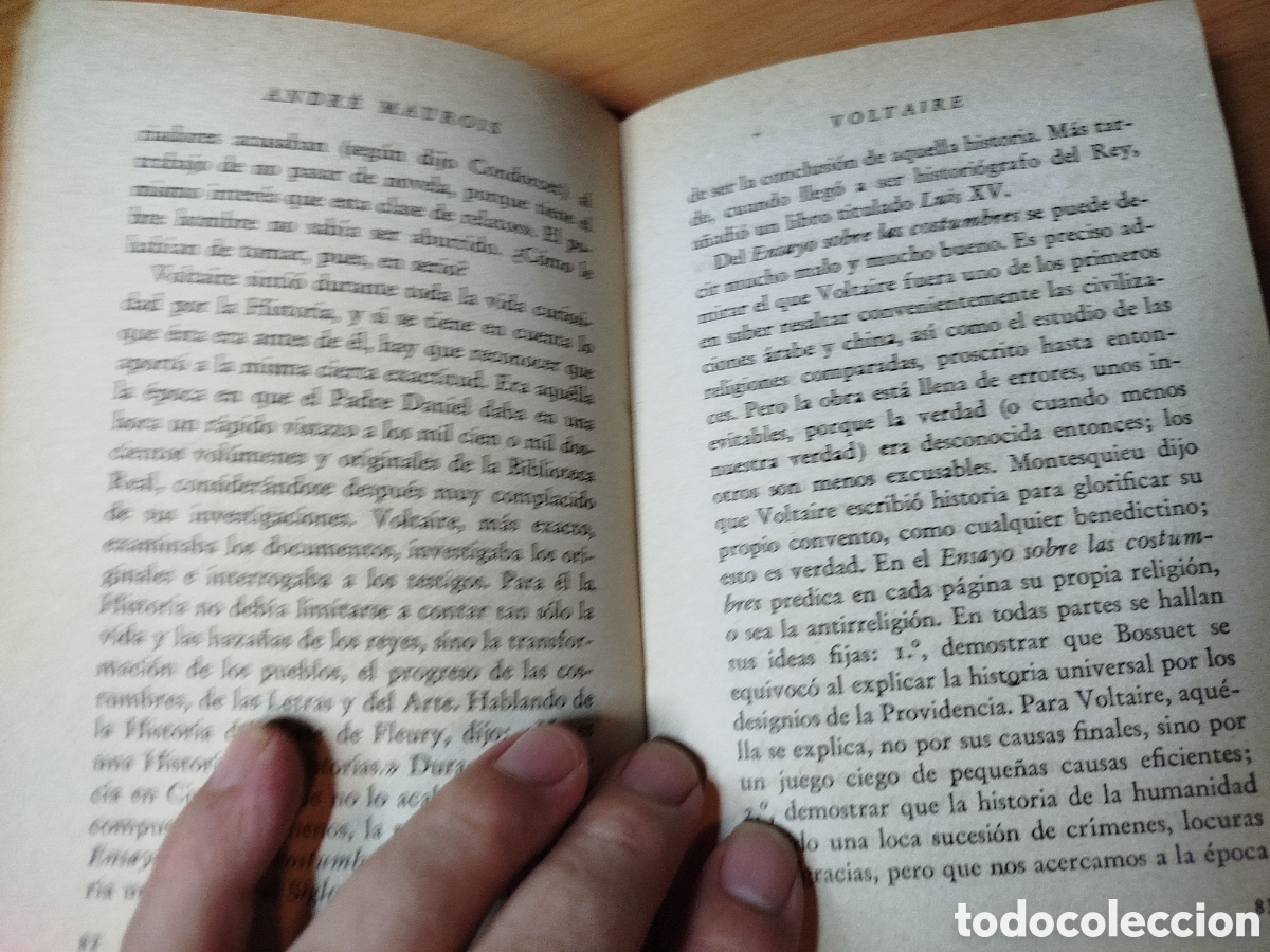 Libros de segunda mano: Voltaire. Andre maurois. Editorial juventud. - Foto 3