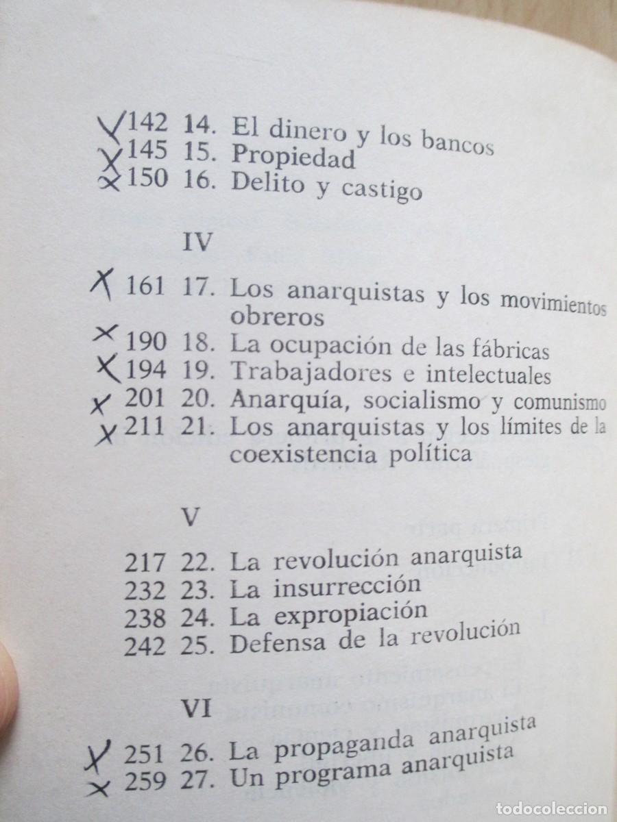 Libros de segunda mano: Malatesta, vida e ideas, de Vernon Richards - Foto 8