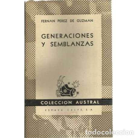 Gebrauchte B&uuml;cher: Generaciones y semblanzas - Fernan P&eacute;rez de Guzman