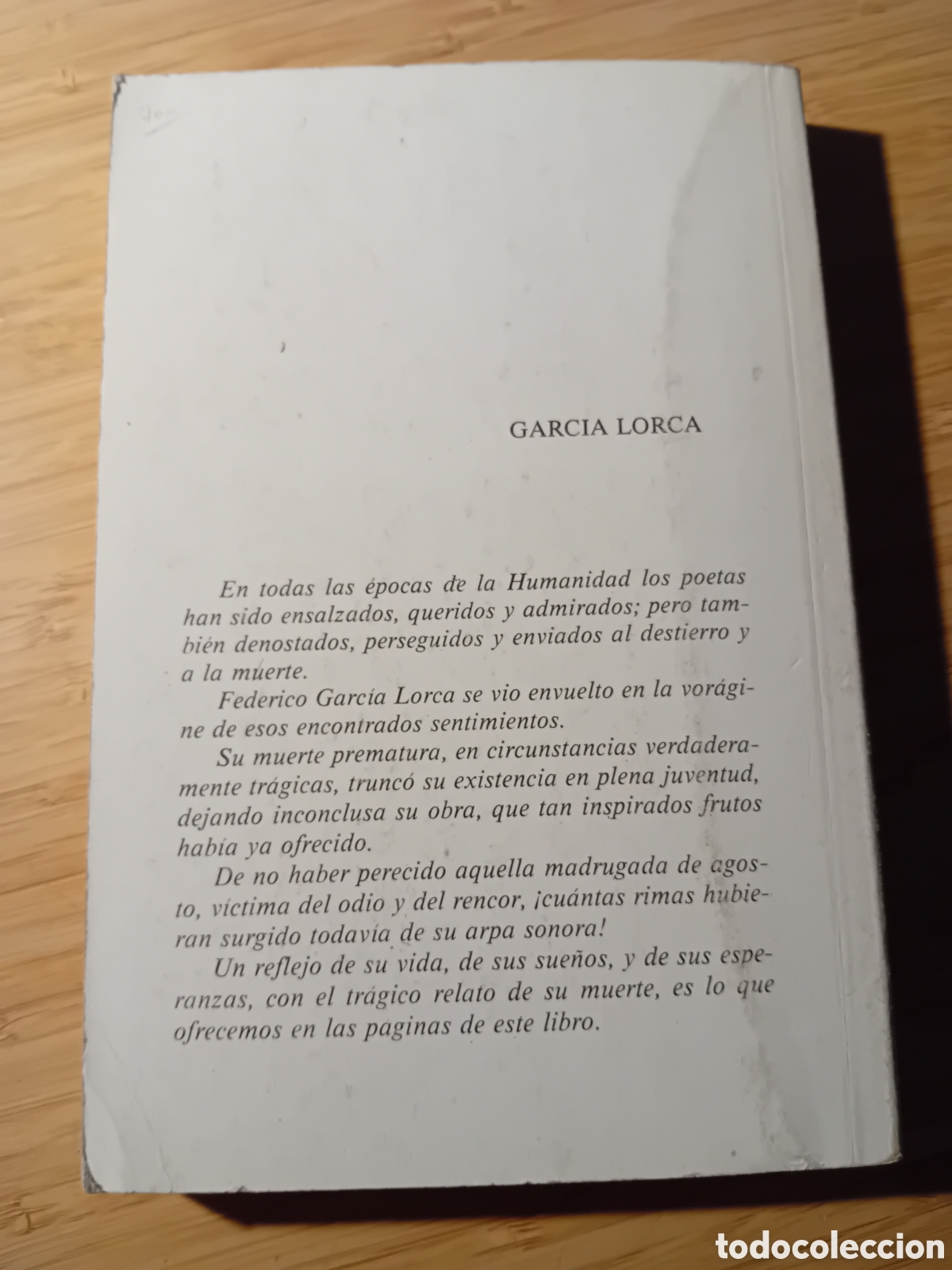 Libros de segunda mano: F. Garc&iacute;a Lorca - A. B. Tello (Vilmar 1988) - Foto 2