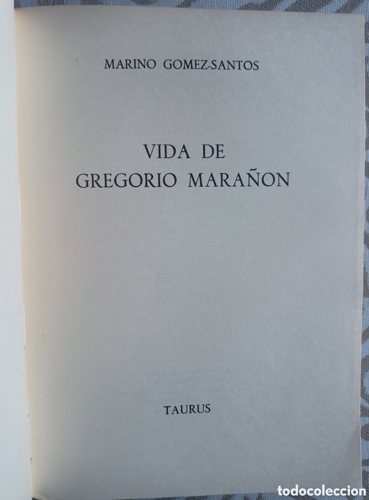 Libros de segunda mano: VIDA DE GREGORIO MARA&Ntilde;&Oacute;N. 1971 - Foto 2