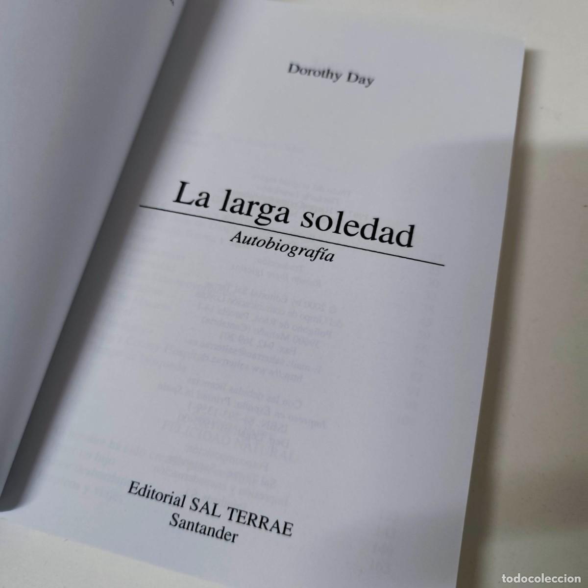 Libros de segunda mano: La larga soledad: Autobiograf&iacute;a - Foto 3