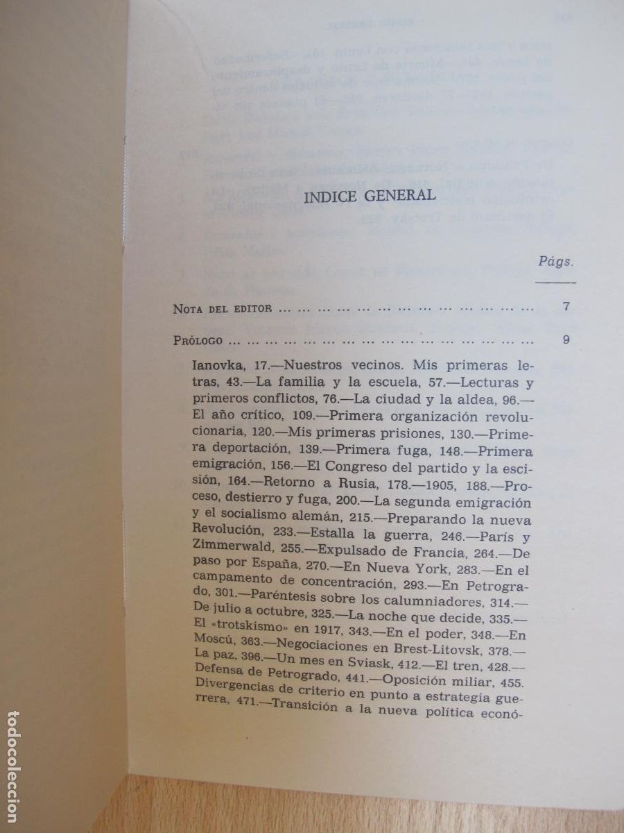 Libros de segunda mano: MI VIDA. AUTOBIOGRAF&Iacute;A Y DIARIOS - LEON TROTSKY.- .- TEBAS. 1978 - Foto 2