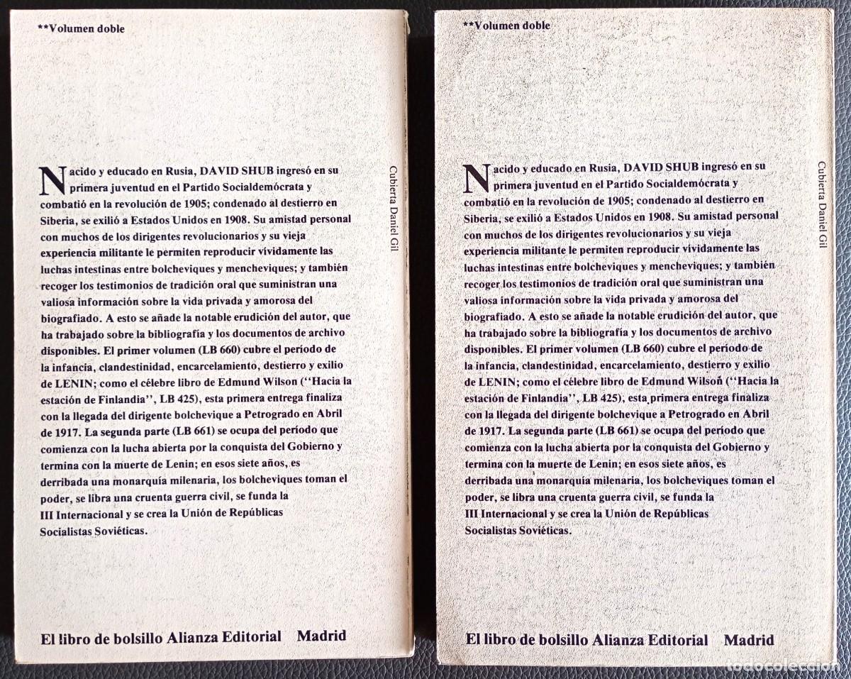 Libros de segunda mano: David Shub . Lenin, I y II - Foto 2