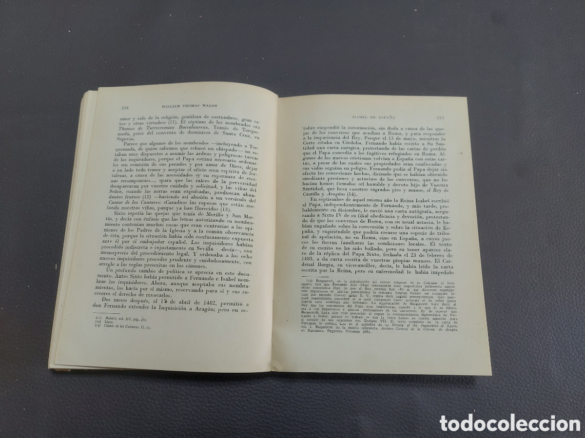 Libros de segunda mano: Isabel de Espa&ntilde;a William Thomas Walsh Cuarta Edici&oacute;n 1943 - Foto 4