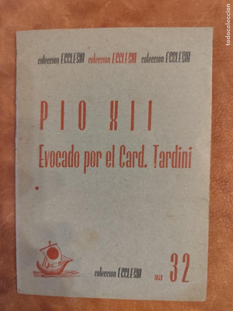 Libros de segunda mano: P&iacute;o XII evocado por el cardenal Tardini.