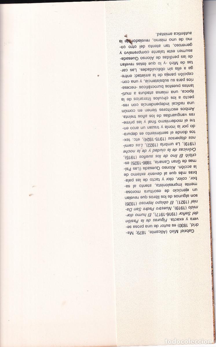 Libros de segunda mano: GABRIEL MIRO - CARTAS A ALONSO QUESADA - CANARIAS - Foto 2
