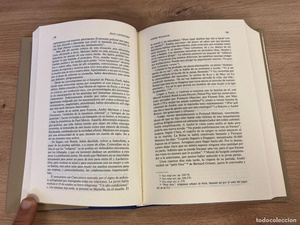 Libros de segunda mano: Andr&eacute; Malraux Jean Lacouture - Foto 5
