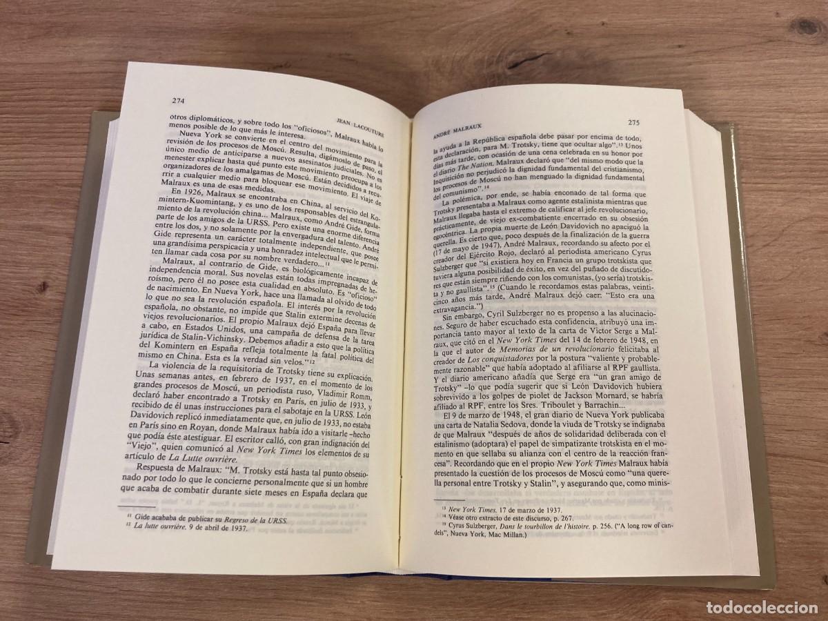Libros de segunda mano: Andr&eacute; Malraux Jean Lacouture - Foto 6