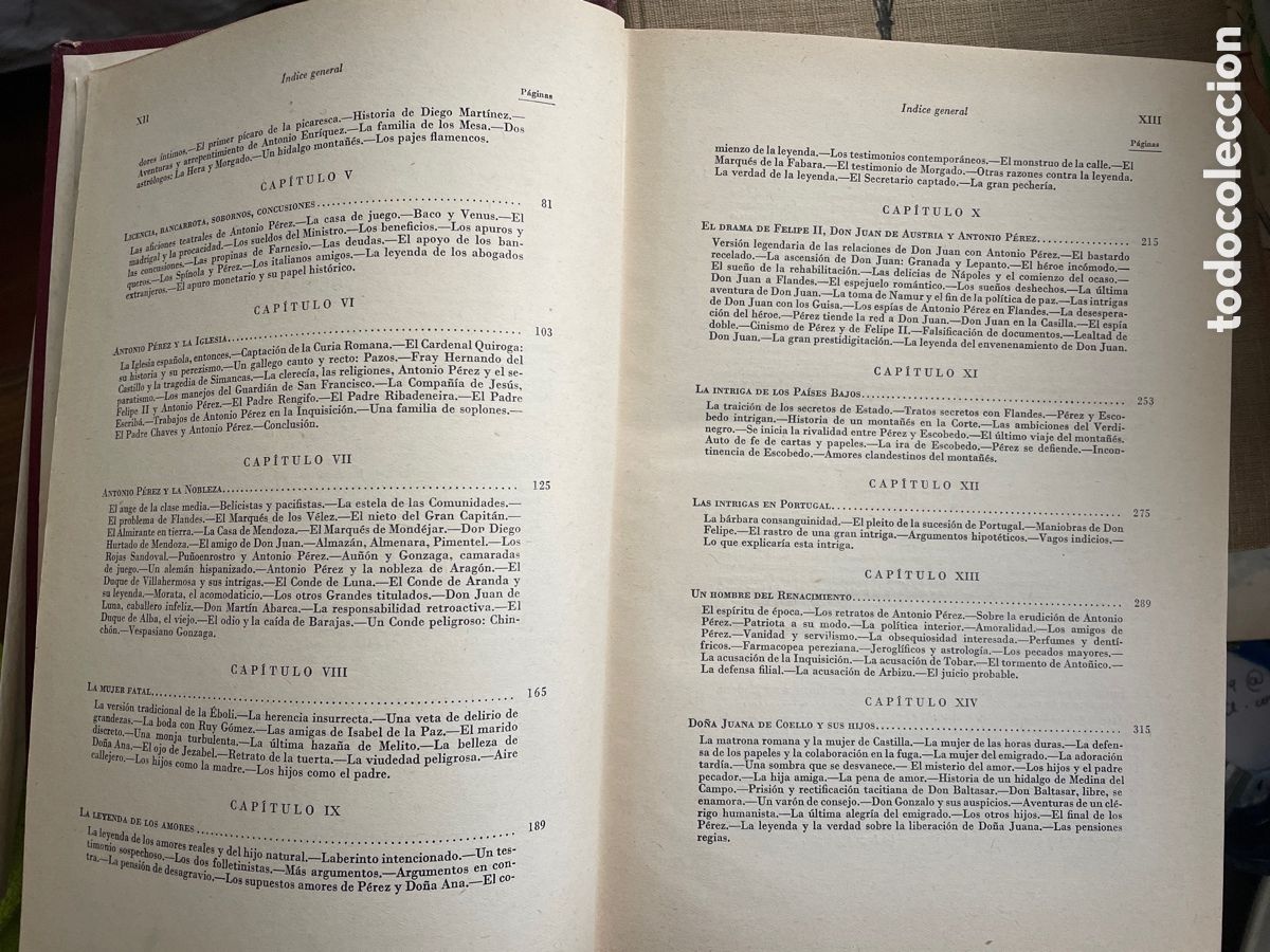 Libros de segunda mano: Antonio P&eacute;rez / Mara&ntilde;on, Gregorio - Foto 10