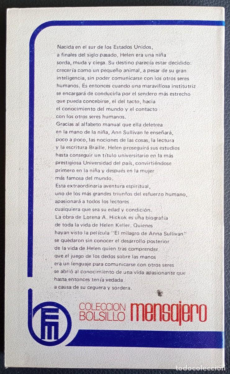 Libros de segunda mano: Lorena A. Hickok . La historia de Helen Keller - Foto 2