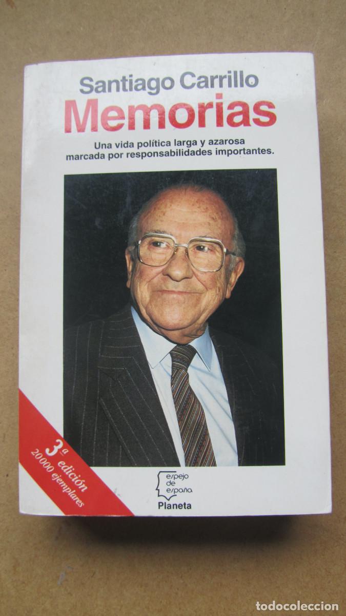 Libros de segunda mano: Memorias Carrillo, Santiago - Foto 1