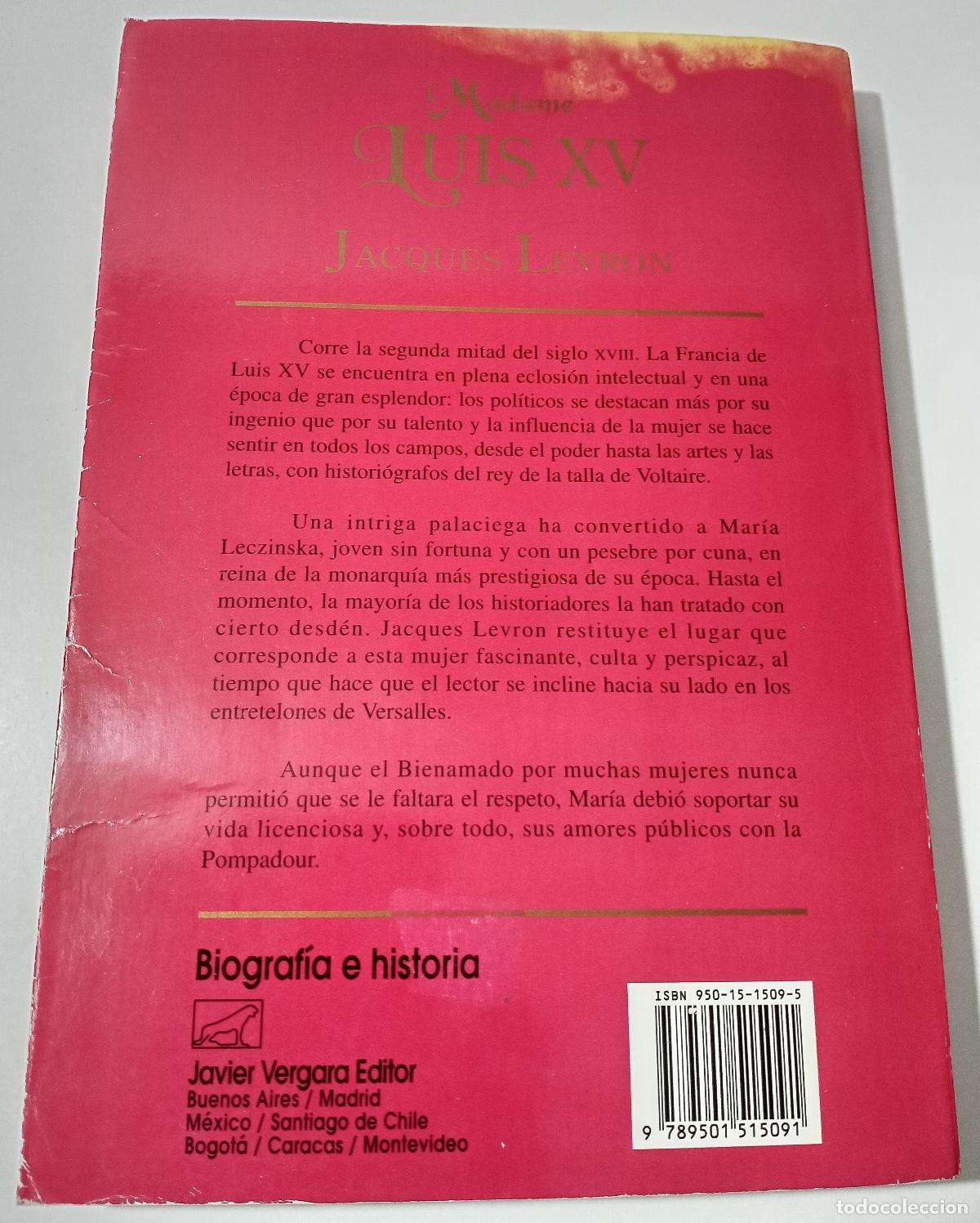Libros de segunda mano: Madame Luis XV - Levron, Jacques - Foto 4