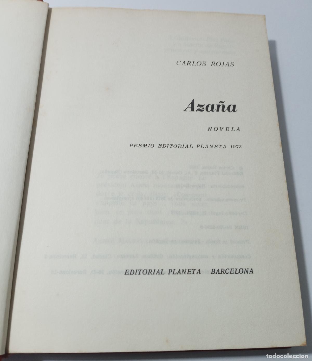 Libros de segunda mano: Azana - Rojas, Carlos - Foto 1