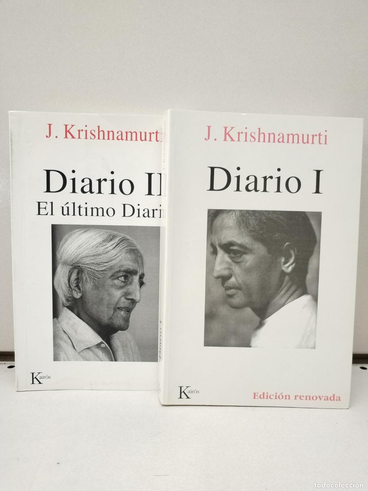 Libros de segunda mano: Diario I & Diario II (el &uacute;ltimo diario) - Krishnamurti, Jiddu