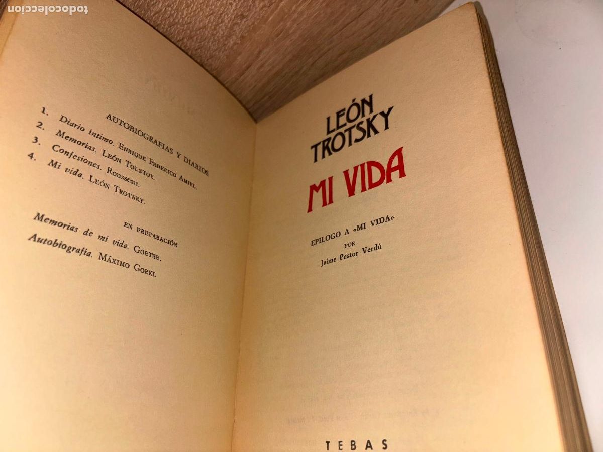 Libros de segunda mano: MI VIDA - LEON TROSTKY - 1978 - Foto 2