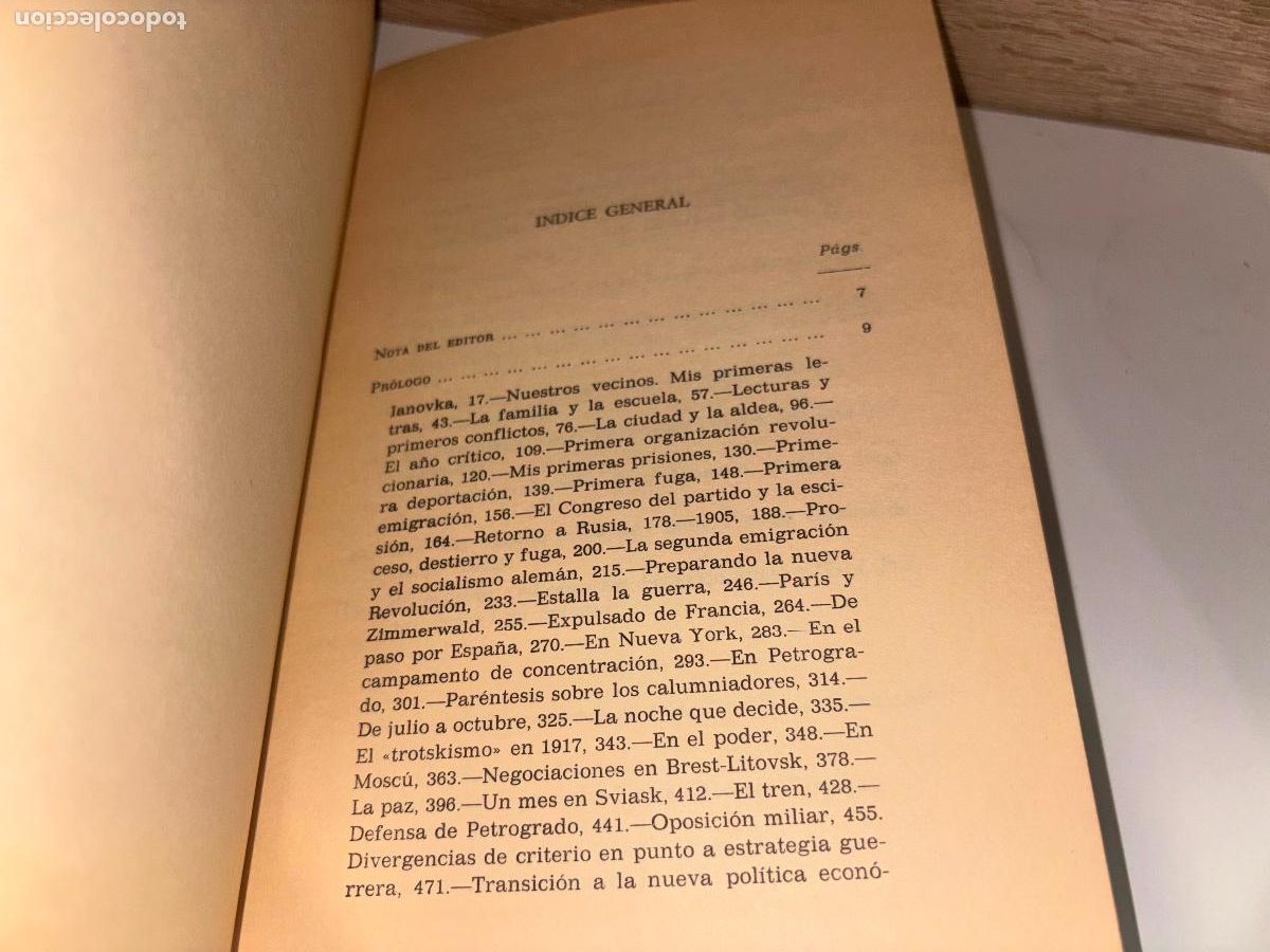 Libros de segunda mano: MI VIDA - LEON TROSTKY - 1978 - Foto 5