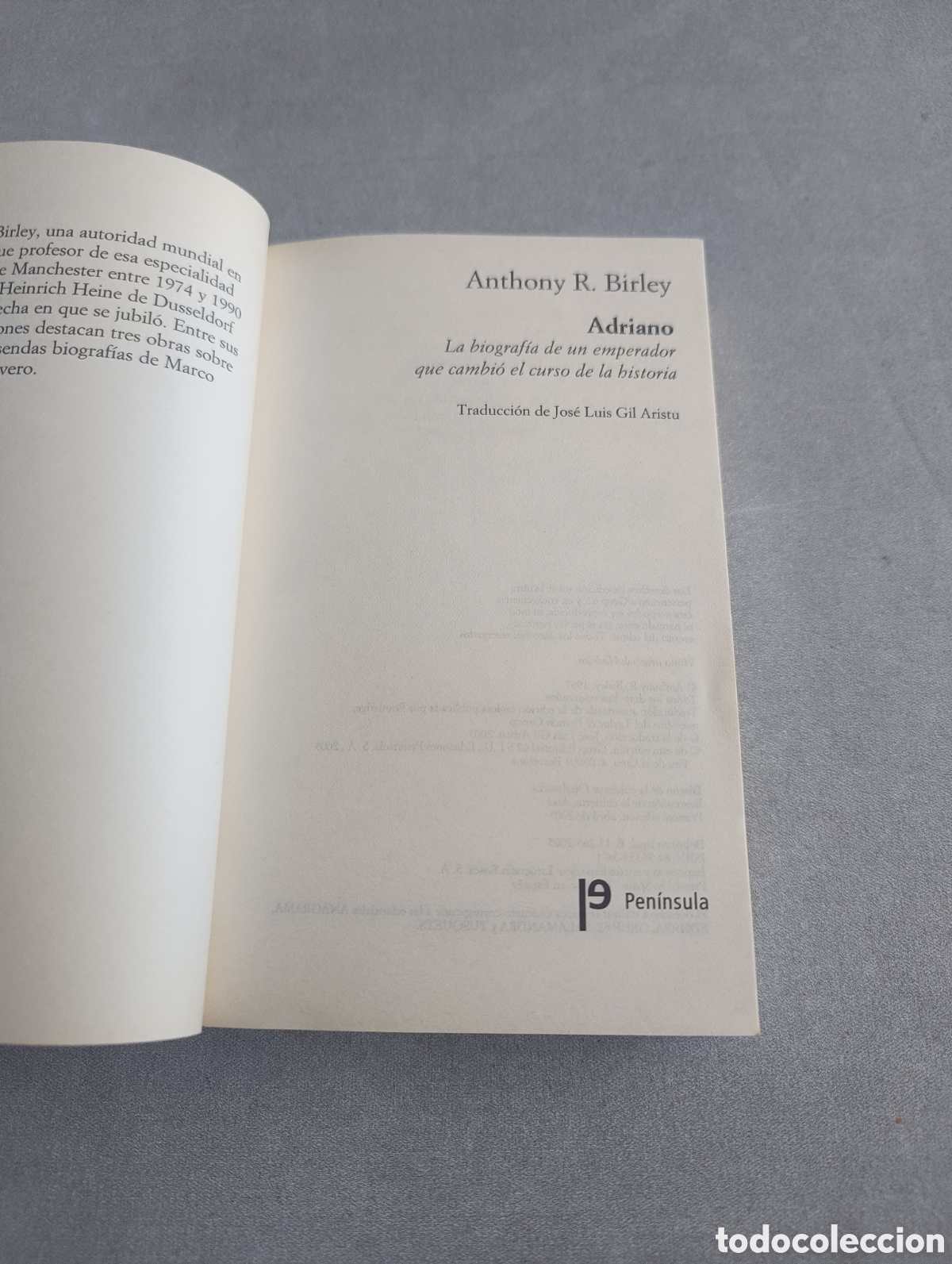 Libros de segunda mano: Adriano. Anthony Birley. - Foto 5