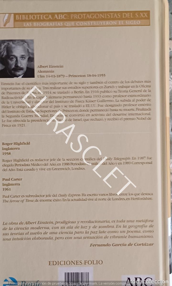 Libros de segunda mano: ALBERT EINSTEIN - LAS VIDAS PRIVADAS - ROGER HIGHFIELD/ PAUL CARTER - ABC - NUMERO 18 - Foto 4