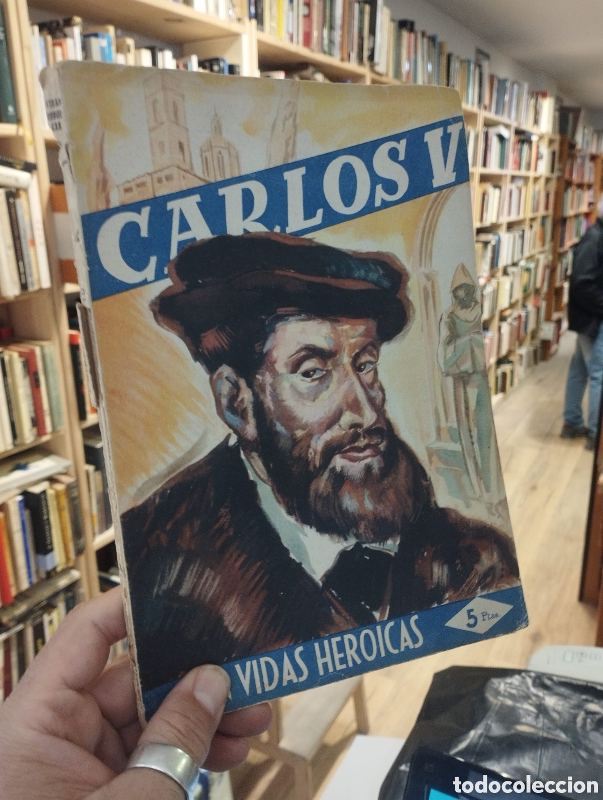 Libros de segunda mano: Carlos V. Colecci&oacute;n Vidas heroicas N&ordm; 5.
