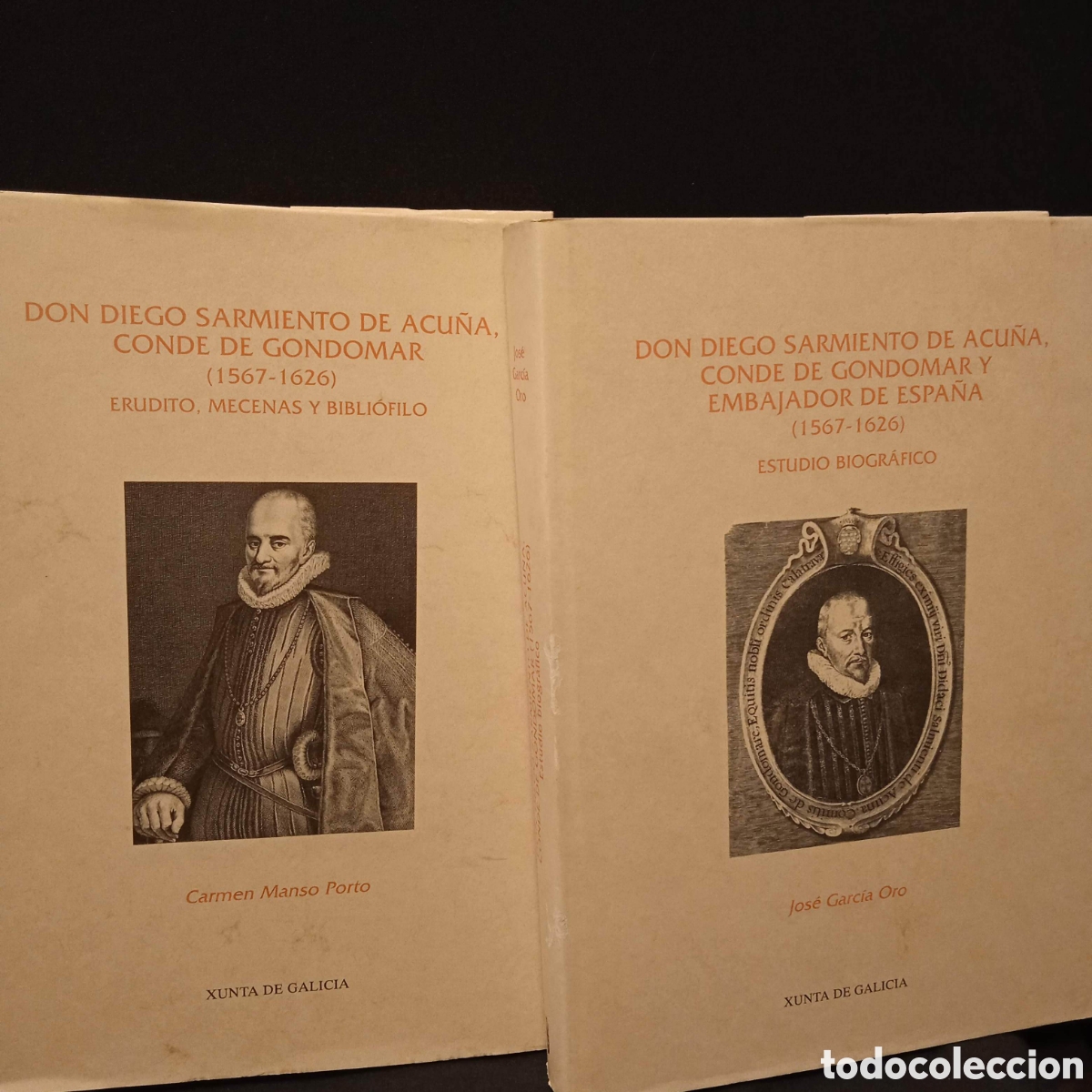 Gebrauchte B&uuml;cher: DON DIEGO SARMIENTO DE ACU&Ntilde;A CONDE DE GONDOMAR (1567-1626) - CARMEN MANSO Y JOS&Eacute; GARC&Iacute;A ORO (2 VOLS)