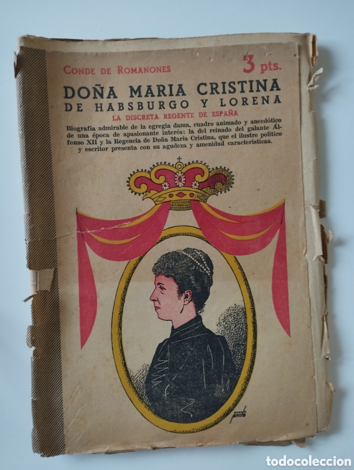 Second hand books: Do&ntilde;a M&ordf; Cristina de Habsburgo y Lorena