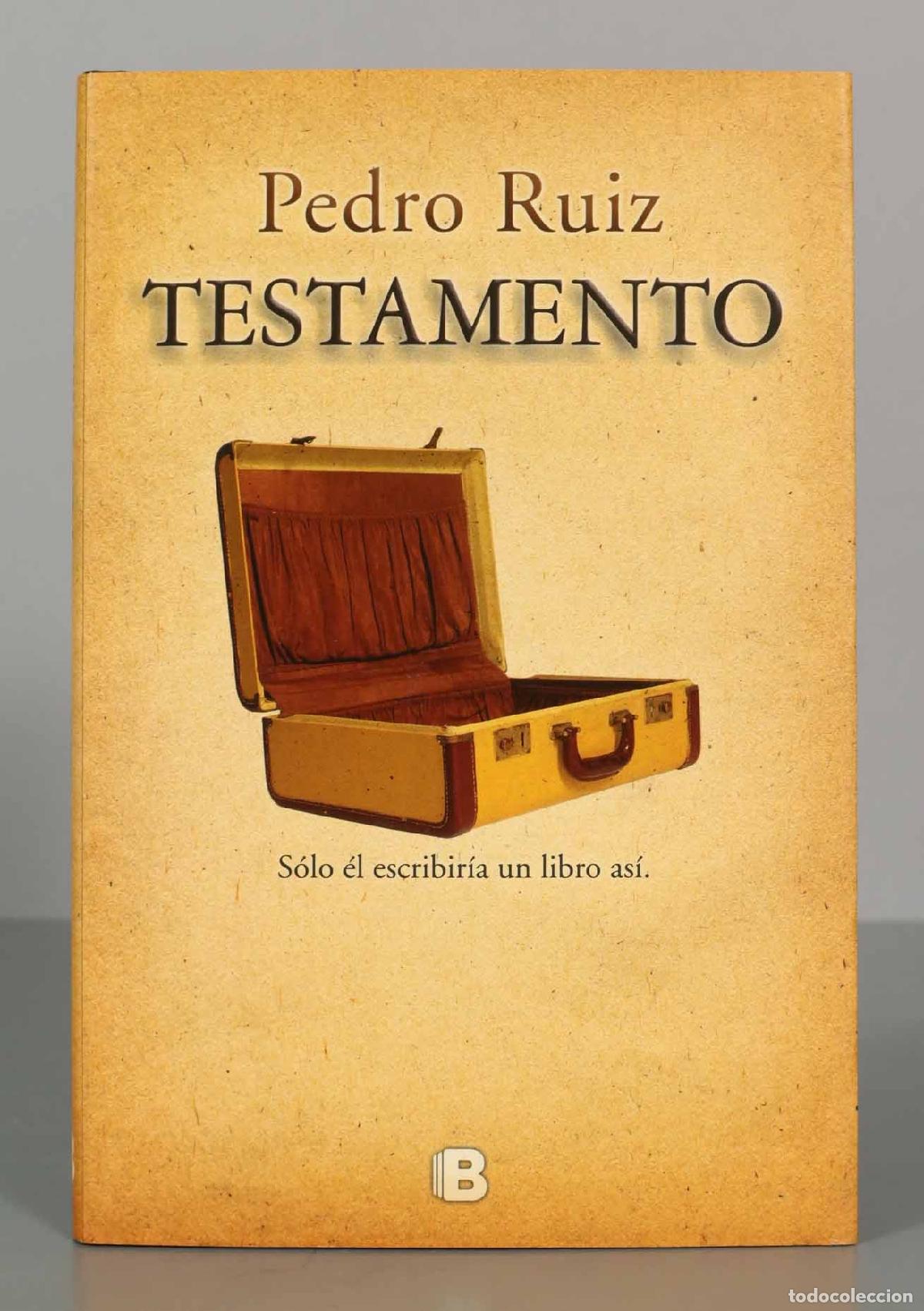 Libros de segunda mano: Testamento. Ruiz, Pedro - Foto 1