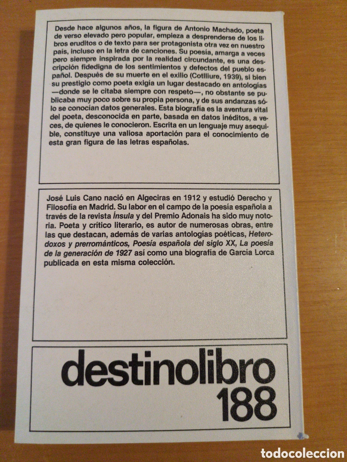 Libros de segunda mano: Antonio Machado. Jos&eacute; Luis Cano - Foto 2