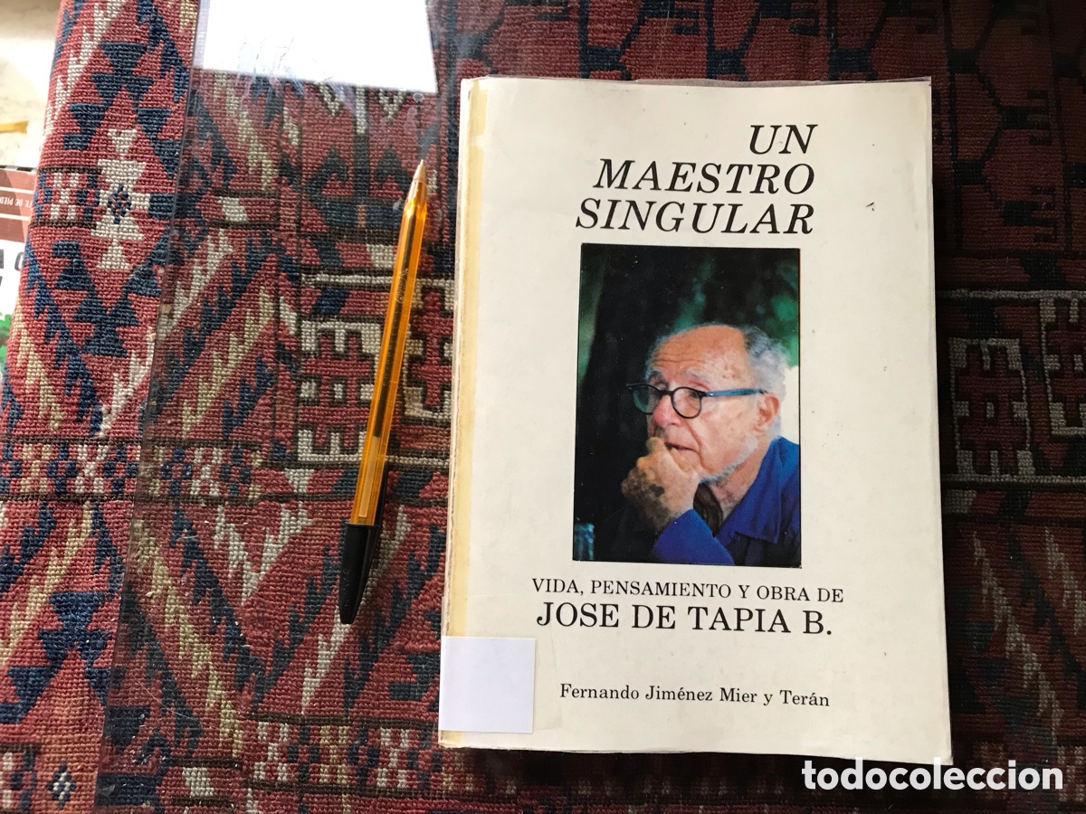Libros de segunda mano: Un Maestro singular. Vida, pensamiento y obra de Jos&eacute; de tapia.