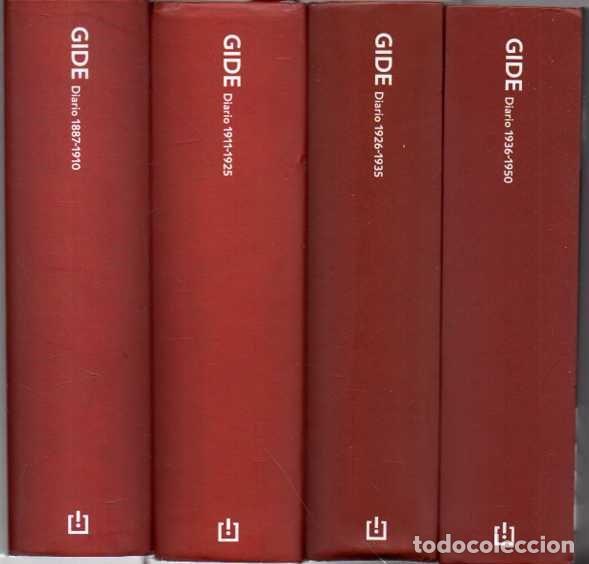 Gebrauchte B&uuml;cher: DIARIO 1887-1910. DIARIO 1911-1925. DIARIO 1926-1935. DIARIO 1936-1950. - GIDE, Andr&eacute;.