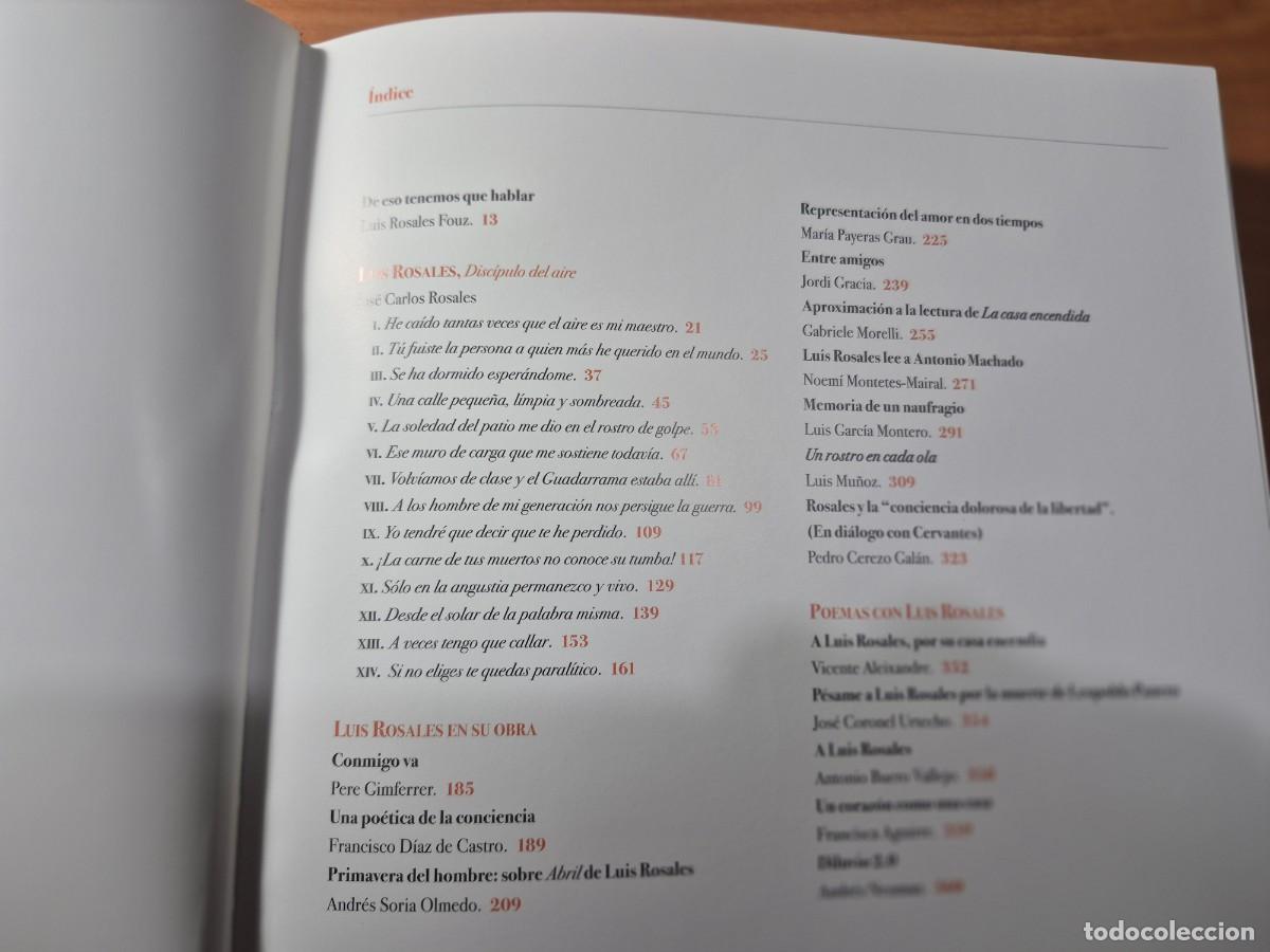 Libros de segunda mano: Luis Rosales. Disc&iacute;pulo del aire - Foto 2