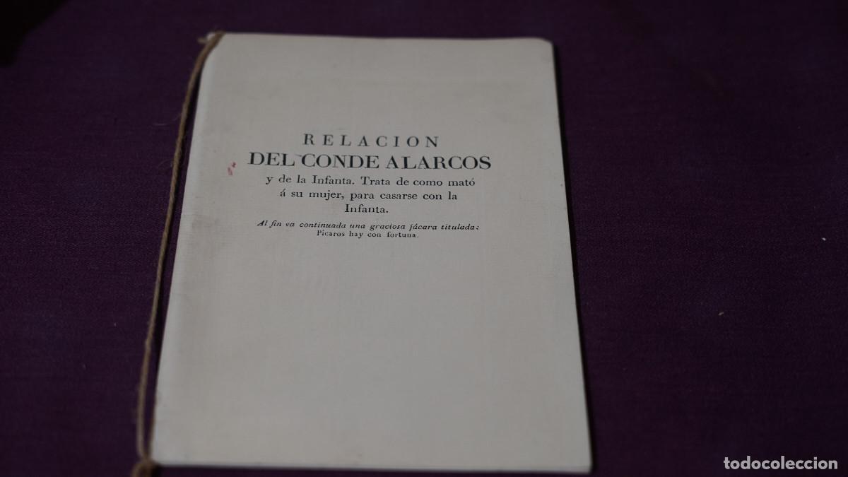 Livres d'occasion: Relaci&oacute;n del conde Alarcos y de la Infanta - Trata de como mat&oacute; a su mujer