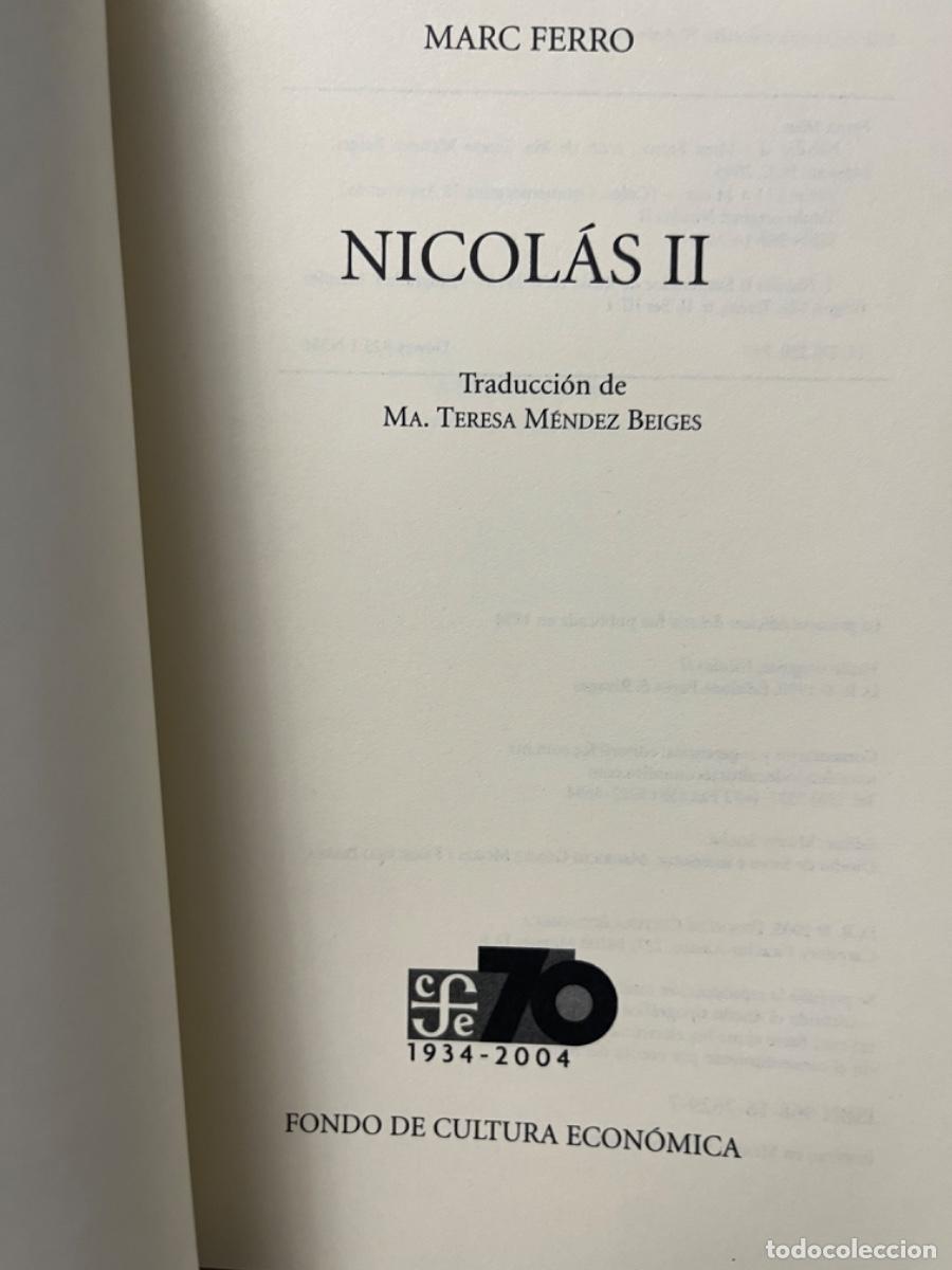 Libros de segunda mano: Ferro, Marc.- Nicol&aacute;s II - Foto 2