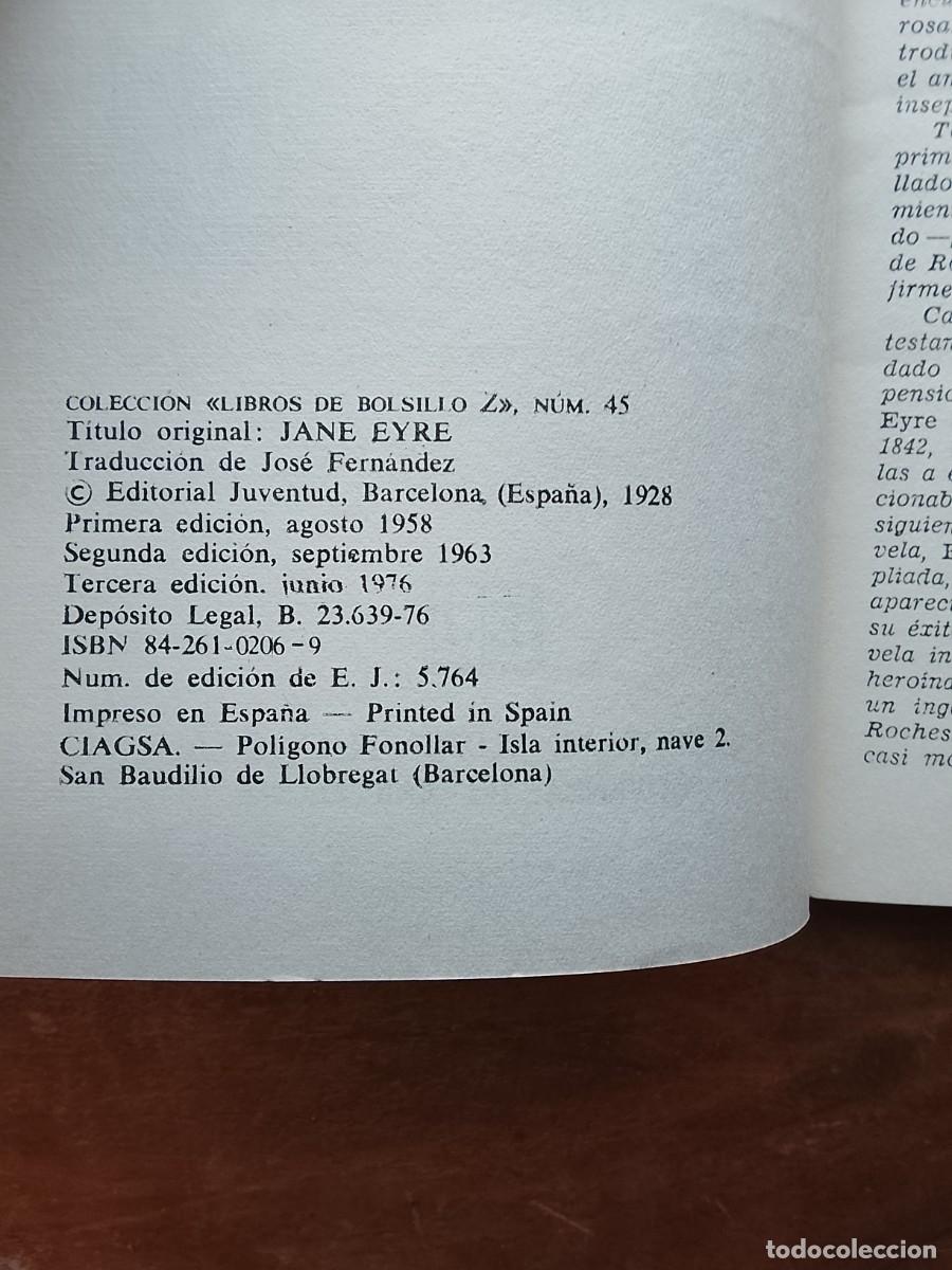 Libros de segunda mano: Jane Eyre. Carlota Bronte - Foto 3