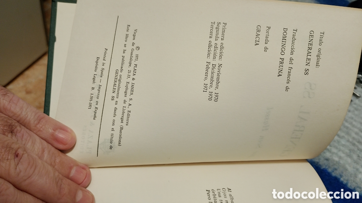 Libros de segunda mano: Libro, general de las SS Sven hassel - Foto 3