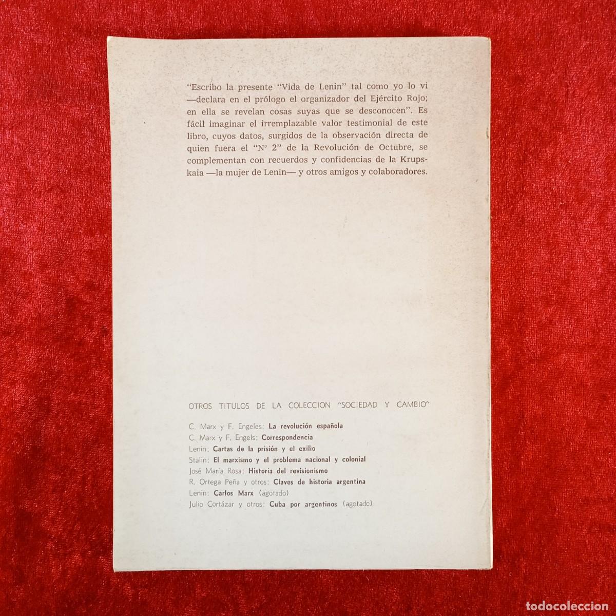 Libros de segunda mano: LENIN - LEON TROTSKY - EDITORIAL MERLIN - 1972 / 13409 - Foto 2